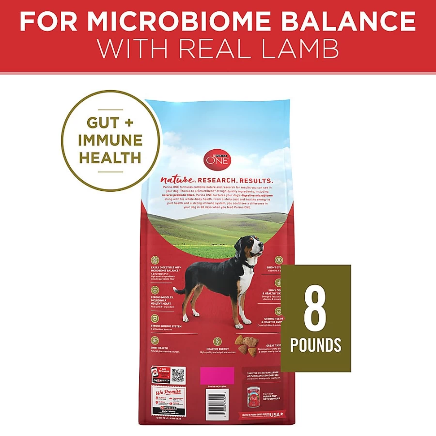 PetSmart Purina ONE High-Protein Lamb Recipe Adult Dry Dog Food - SmartBlend Nutrition
