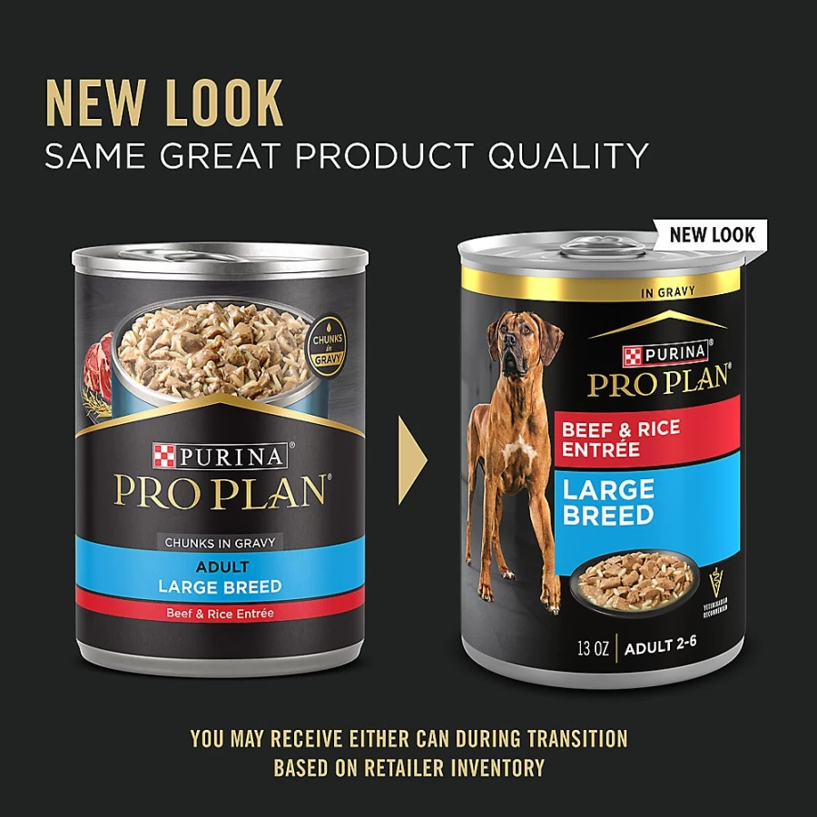 Purina Pro Plan Large Breed Adult Wet Dog Food - 13 Oz Can, High Protein Formula | PetSmart