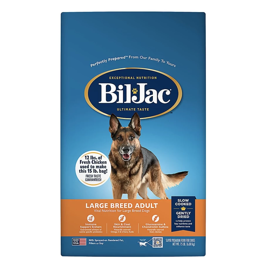 Bil-Jac Large Breed Adult Dry Dog Food - Chicken Recipe for Healthy Joints & Digestion | PetSmart