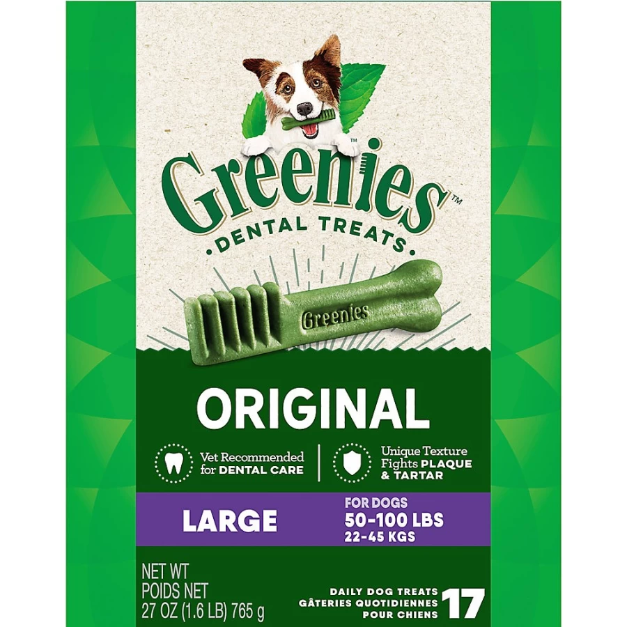 PetSmart Original Natural Dental Treats for Large Adult Dogs - Oral Health Chews for Tartar Control & Fresh Breath