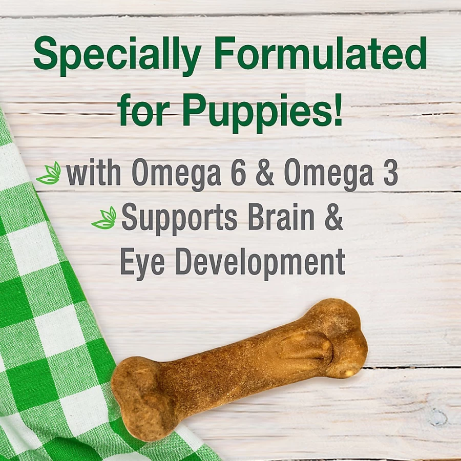 PetSmart Nylabone Healthy Edibles Puppy Treats - 8 Pack, Natural Dog Chews for Teething Puppies