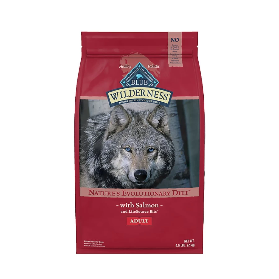 PetSmart Blue Buffalo Wilderness Grain-Free Adult Dry Dog Food, Salmon Recipe High-Protein Kibble