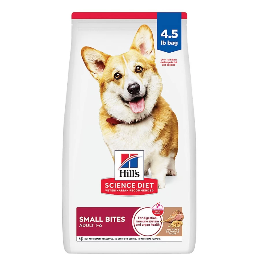 PetSmart Hill's Science Diet Adult Small Bites Dry Dog Food with Lamb Meal & Brown Rice for Optimal Nutrition