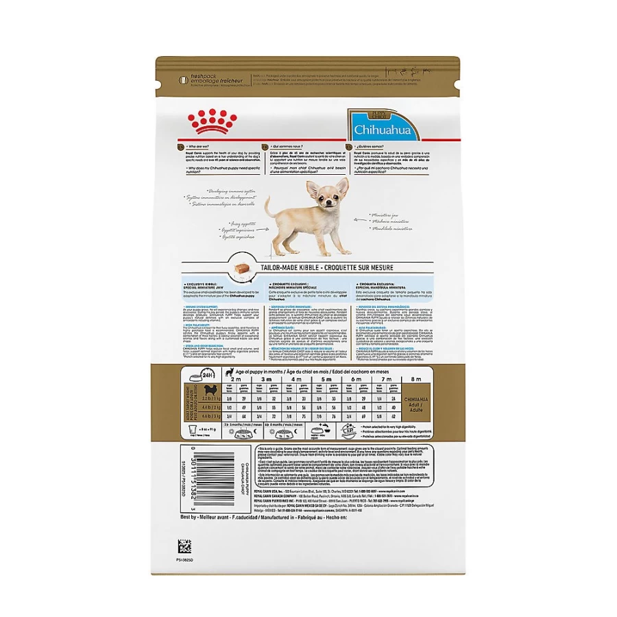 PetSmart Royal Canin Chihuahua Puppy Dry Dog Food - Breed Specific Nutrition for Small Dogs
