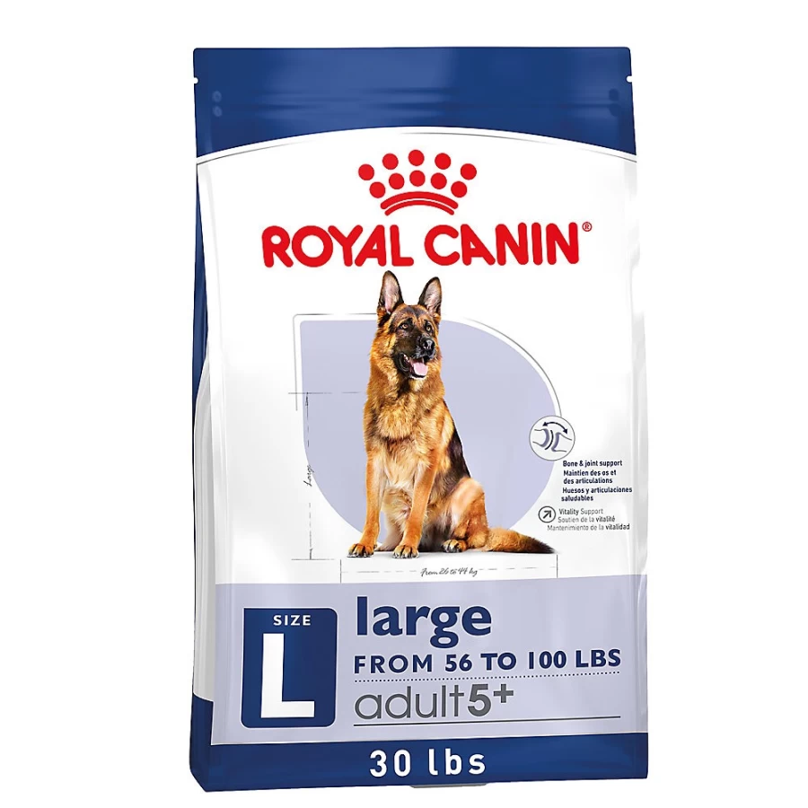 "PetSmart Royal Canin Large Adult 5+ Dry Dog Food for Senior Dogs – Premium Nutrition for Aging Large Breeds"