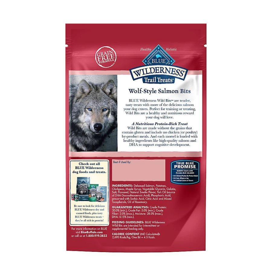 PetSmart Blue Buffalo Wilderness Grain-Free Salmon Dog Treats for All Life Stages
