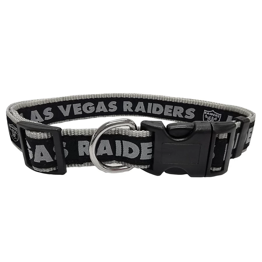 PetSmart Las Vegas Raiders NFL Dog Collar for Pets - Officially Licensed Team Design