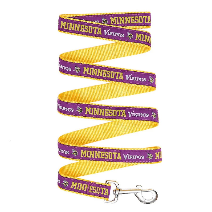 Minnesota Vikings NFL Themed Dog Leash – PetSmart Official Team Pet Gear
