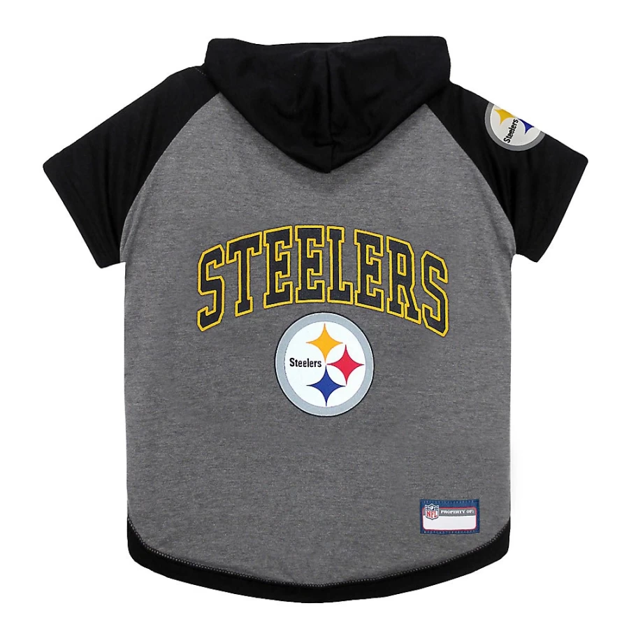 Pittsburgh Steelers NFL Hooded Sweatshirt - PetSmart Officially Licensed Team Apparel