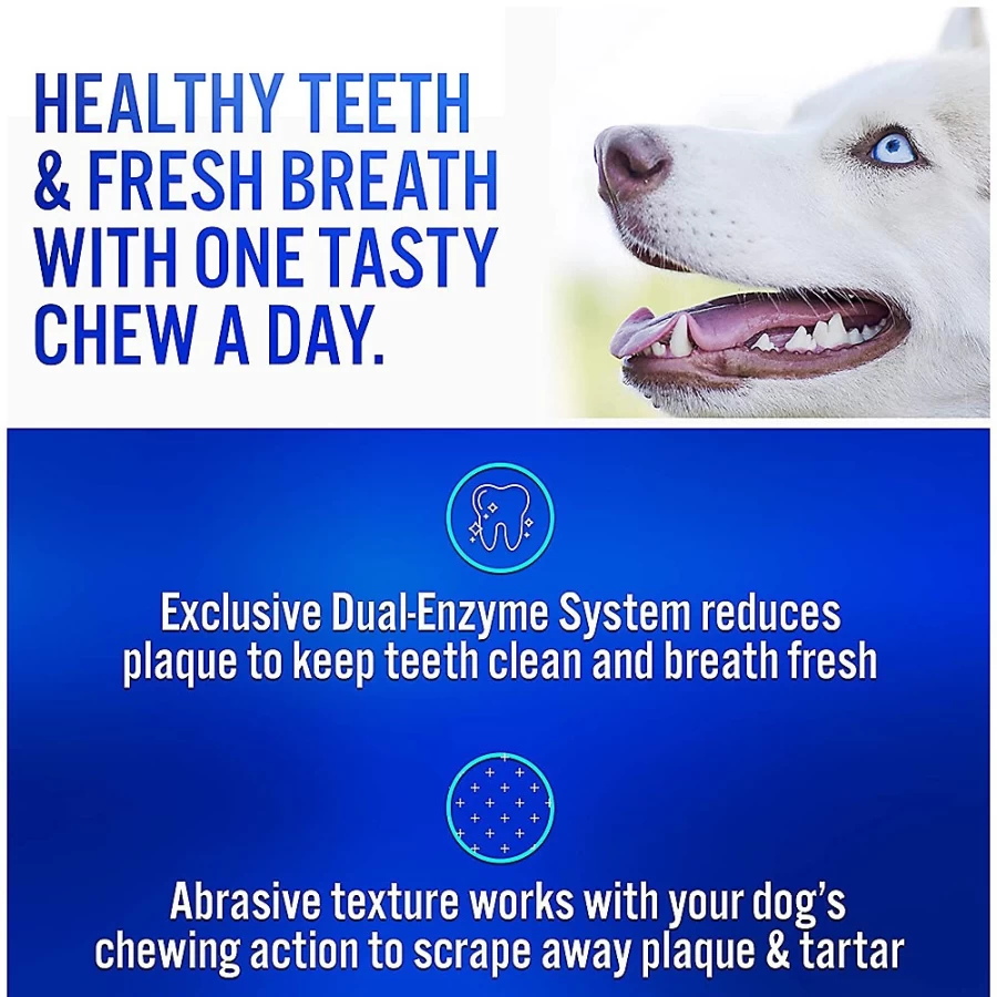 "Virbac C.E.T. Enzymatic Dental Chews for Dogs – Oral Hygiene Care by PetSmart"