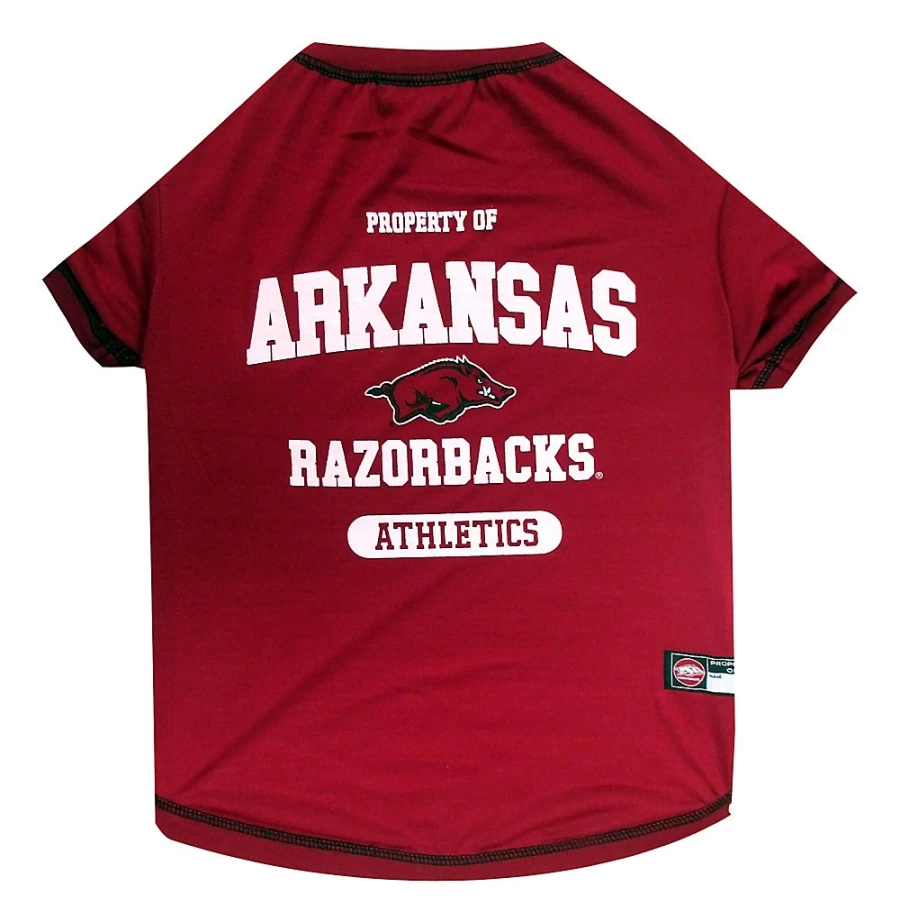 "PetSmart Arkansas Razorbacks NCAA Fan T-Shirt - Officially Licensed College Team Apparel"