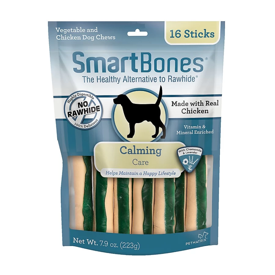 PetSmart SmartBones Calming Chicken Sticks for Dogs - Anxiety Relief Chew Treats