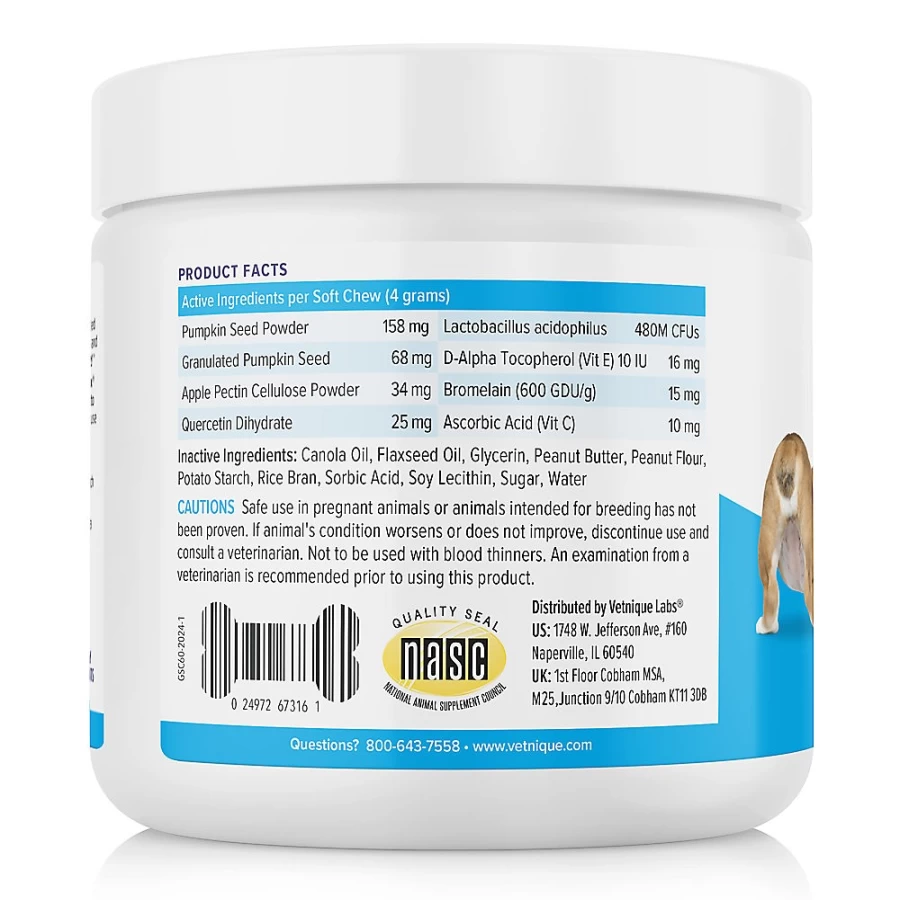 PetSmart Glandex Anal Gland Soft Chews for Dogs - Scoot Boot Supplement for Digestive Health