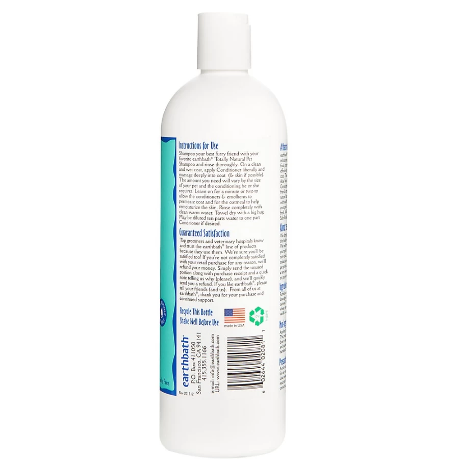 Earthbath Oatmeal & Aloe Pet Conditioner for Dogs & Cats - Vanilla & Almond Scent by PetSmart