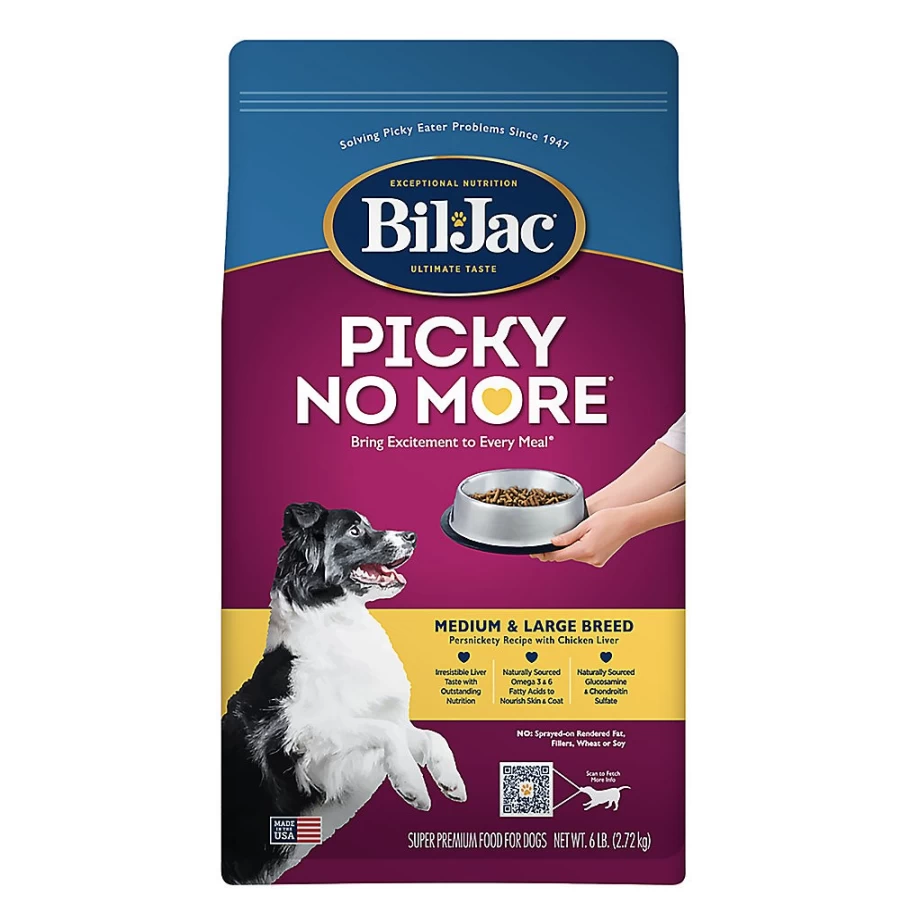 Bil-Jac Picky No More Adult Dry Dog Food for Medium & Large Breeds - Persnickety Recipe by PetSmart