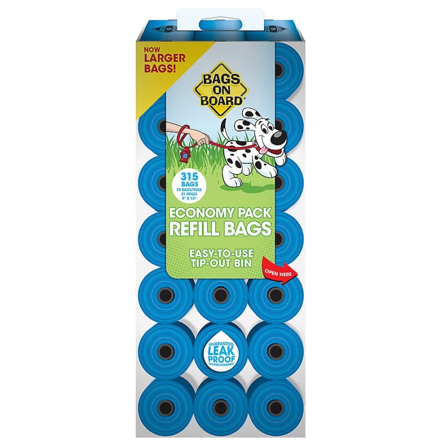 PetSmart Bags on Board Economy Pack - Biodegradable Dog Waste Pick Up Bags for Easy Cleanup