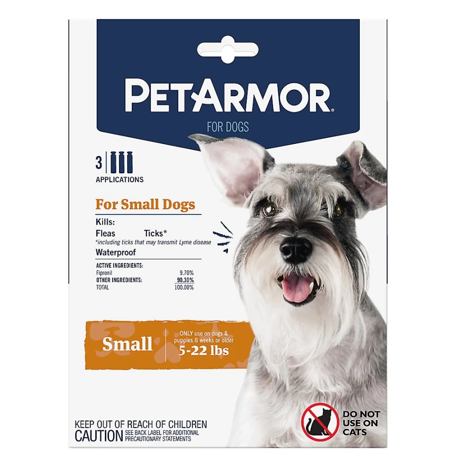 PetSmart PetArmor Flea & Tick Spot On Treatment for Dogs 5-22 lbs – 3 Month Supply