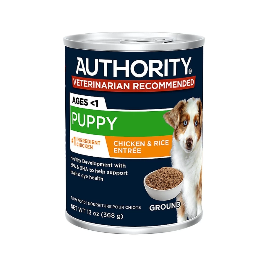 PetSmart Authority Everyday Health Puppy Wet Dog Food - 13 Oz. Can, Premium Nutrition for Growing Dogs