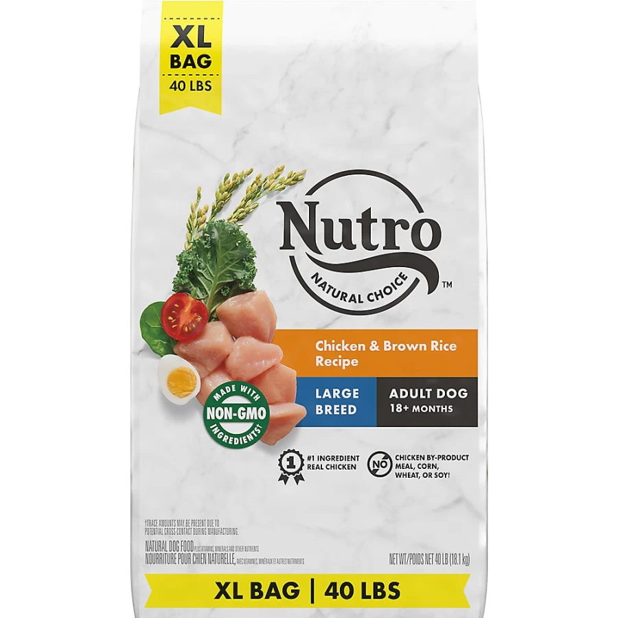 PetSmart Nutro Natural Choice Large Breed Adult Dry Dog Food - Non-GMO Chicken & Brown Rice Recipe