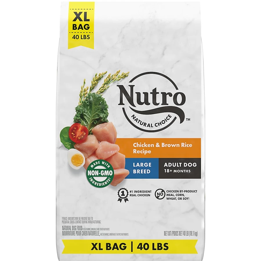 PetSmart Nutro Natural Choice Large Breed Adult Dry Dog Food - Non-GMO Chicken & Brown Rice Recipe