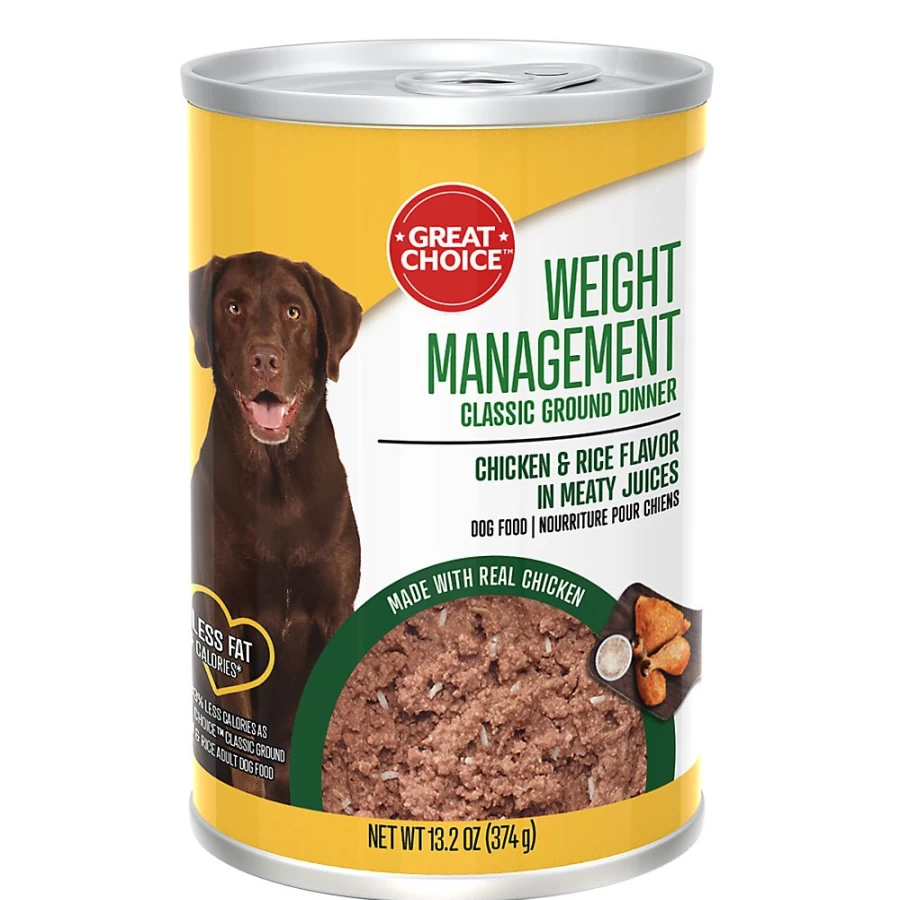 "PetSmart Great Choice Weight Management Classic Ground Dinner - Healthy Dog Food for Weight Control"