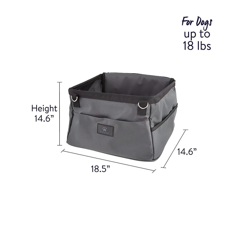 PetSmart Top Paw Car Booster Seat for Dogs – Safe & Comfortable Travel Pet Carrier
