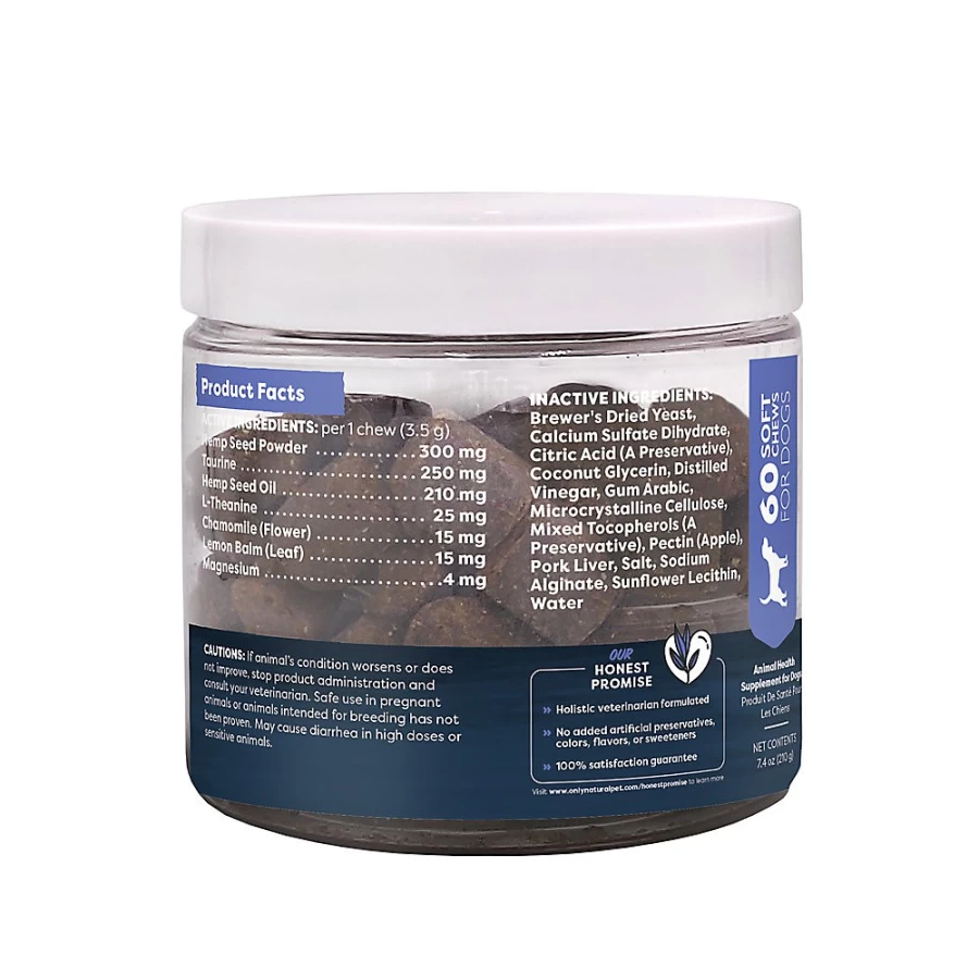 PetSmart Hemp Calming Soft Chews for Dogs – Natural Stress & Anxiety Relief