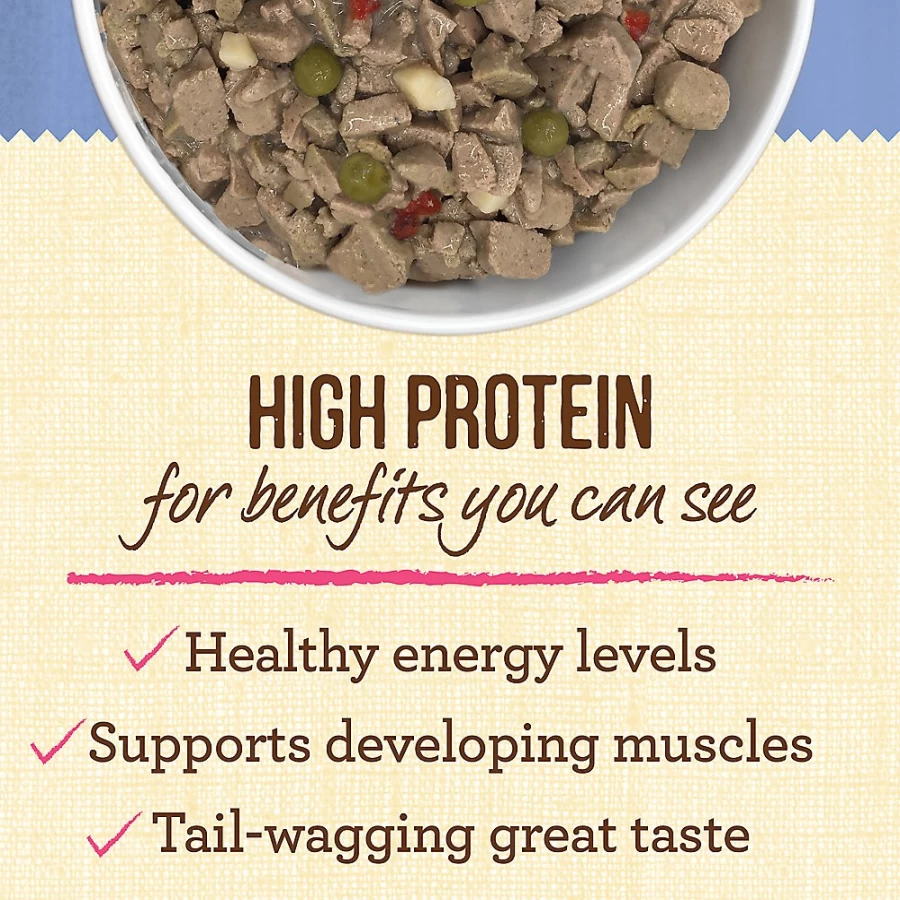 PetSmart Merrick Lil' Plates Grain-Free Small Breed Puppy Wet Dog Food, 3.5 oz, Corn-Free Recipe