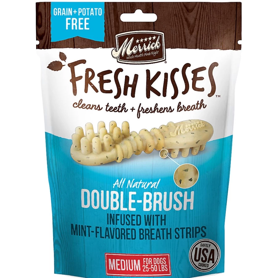 PetSmart Merrick Fresh Kisses Mint Flavored Adult Dog Dental Treats for Oral Care