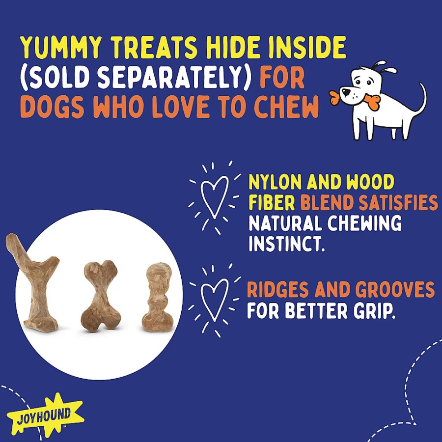 PetSmart Joyhound Puppy Chew Toys - Durable 3-Pack Dog Bones for Teething Puppies