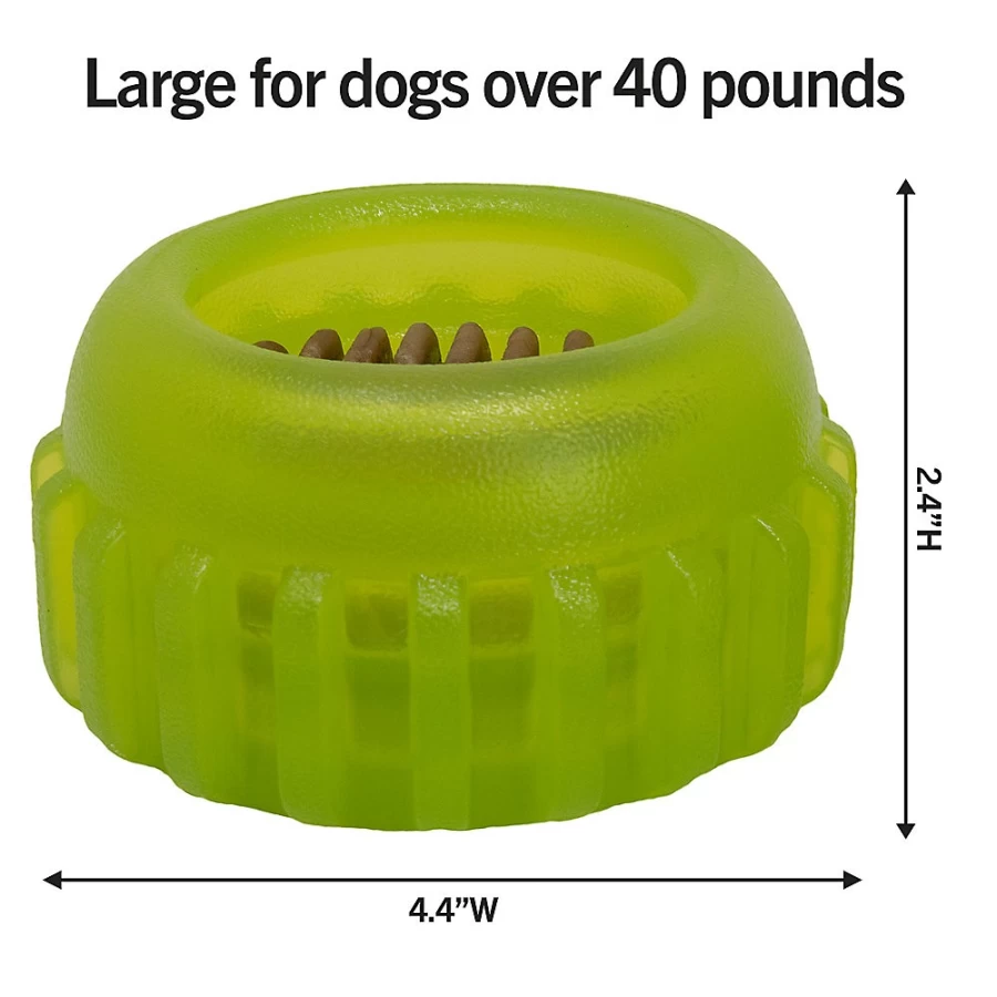 PetSmart Starmark Everlasting Treat Sprocket Chew Toy for Dogs - Chicken Flavor, Durable Interactive Dog Toy