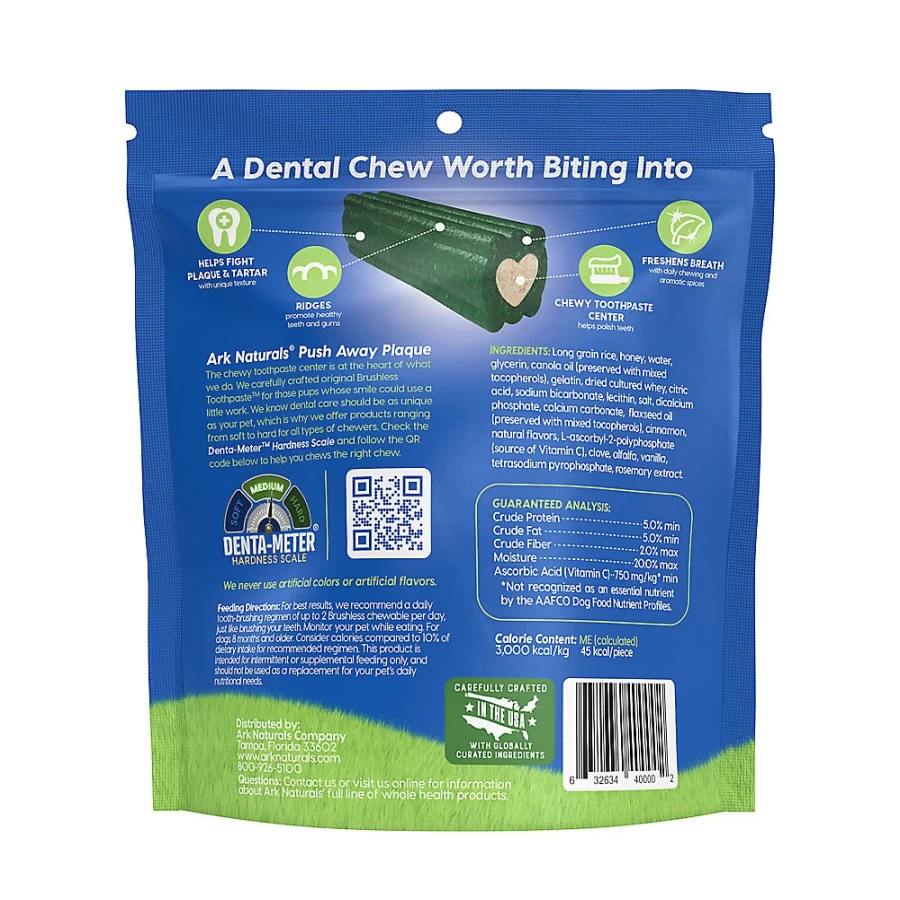 PetSmart Ark Naturals 4-in-1 Dental Chews for Small Dogs 8-20 lbs - Brushless Toothpaste Alternative