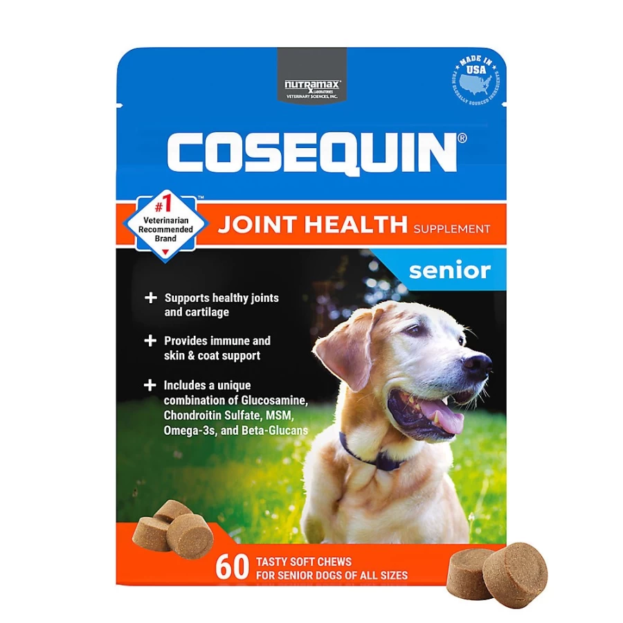 PetSmart Cosequin Nutramax Senior Dog Joint Health Supplement - Soft Chews for Mobility Support