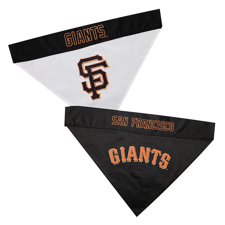 PetSmart San Francisco Giants Pet Bandana for Dogs – MLB Team Logo Dog Bib