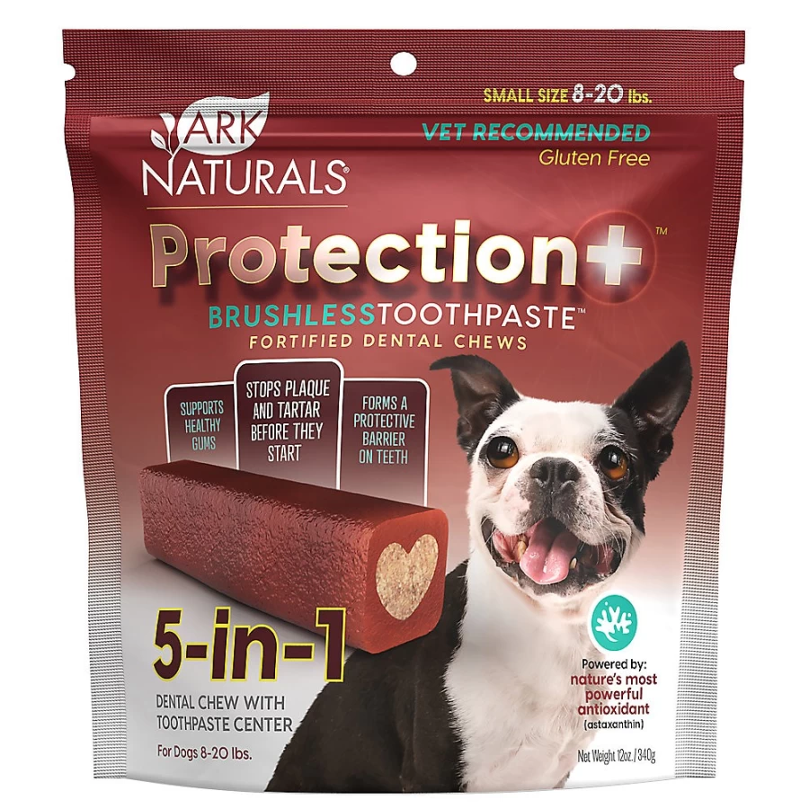PetSmart Ark Naturals 5-in-1 Dental Chews for Small Dogs 8-20 lbs - Brushless Toothpaste Alternative for Oral Care