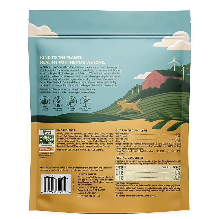 PetSmart Grain-Free Freshpet Nature's Fresh Chicken Recipe Small Breed Dog Food for All Life Stages