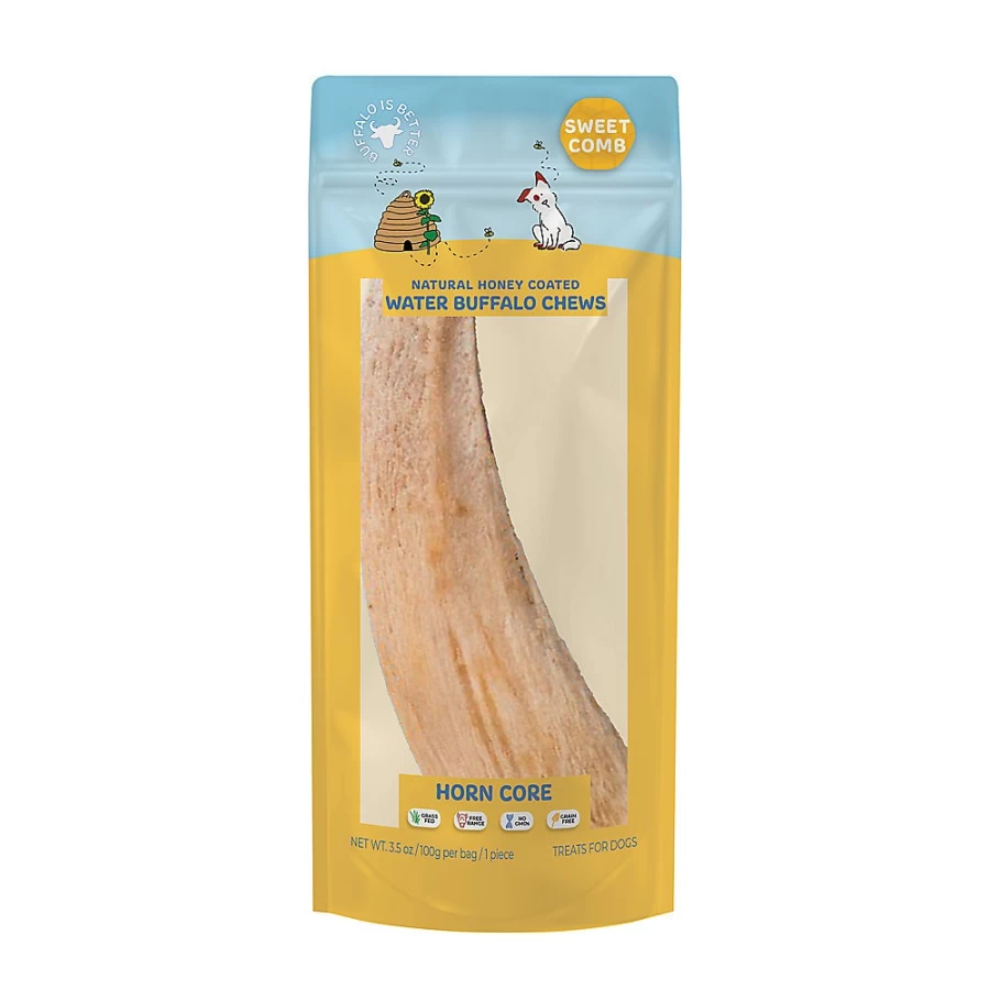 PetSmart Sweet Comb Honey Flavored Water Buffalo Horn Dog Chew for Dental Health