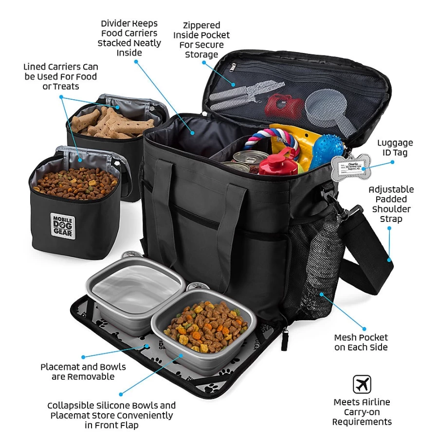 PetSmart Week Away Tote - Portable Dog Travel Bag for Gear & Accessories