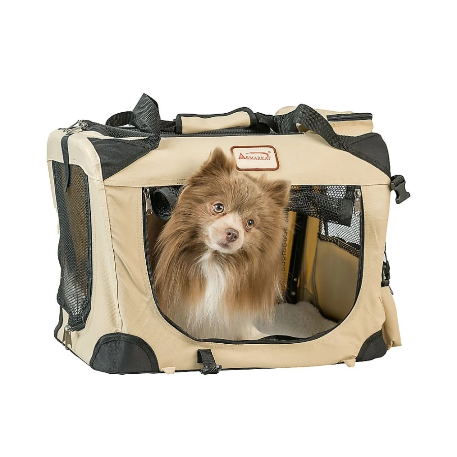 PetSmart Foldable Dog Crate & Cat Carrier - Portable, Collapsible Pet Travel Crate