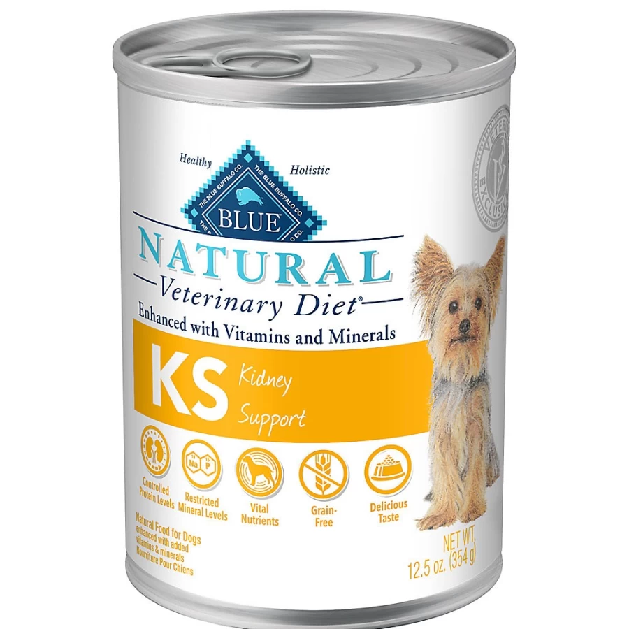 PetSmart Blue Buffalo Veterinary Diet Kidney Support Wet Dog Food - Chicken Recipe for Adult Dogs