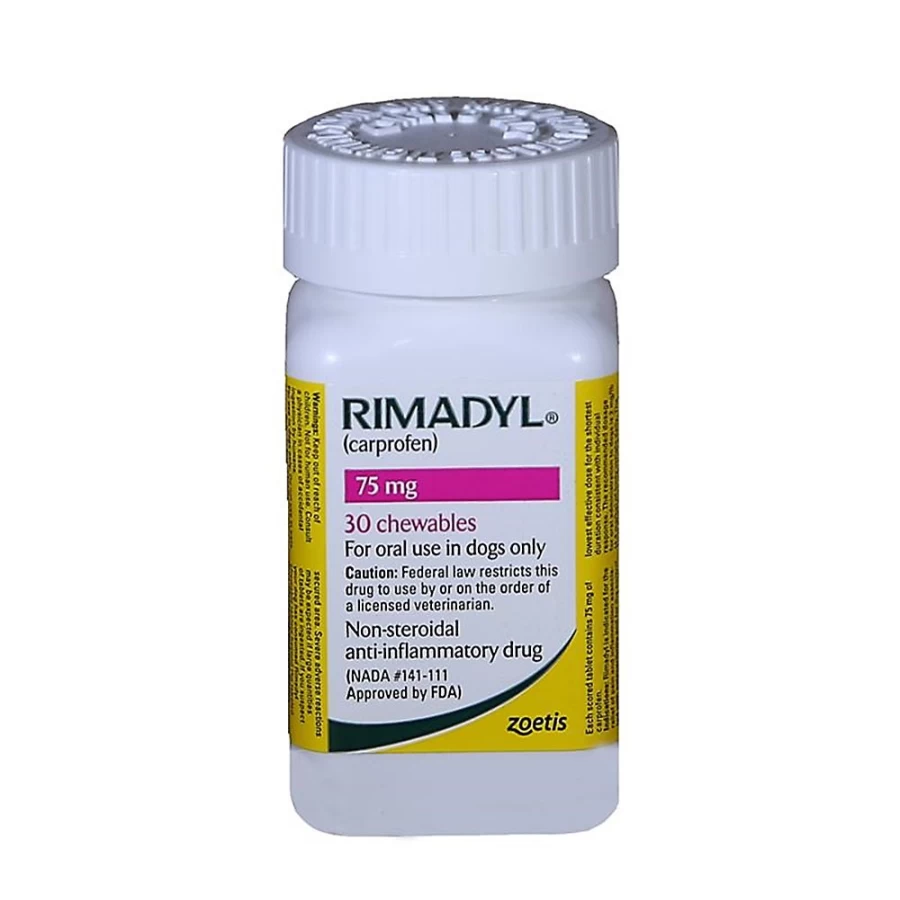"PetSmart Rimadyl 75 mg Chewable Tablets for Dogs - Pain Relief & Arthritis Treatment"