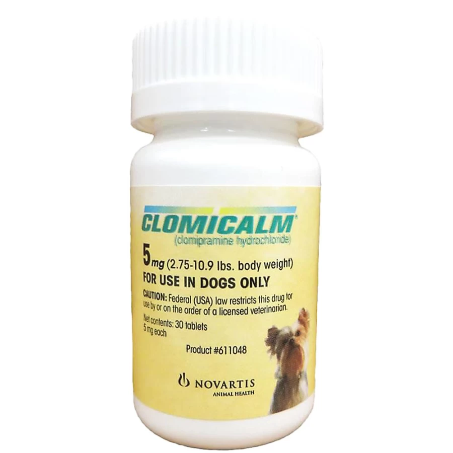 PetSmart Clomicalm 5 mg Anti-Anxiety Tablets for Dogs – 30 Count