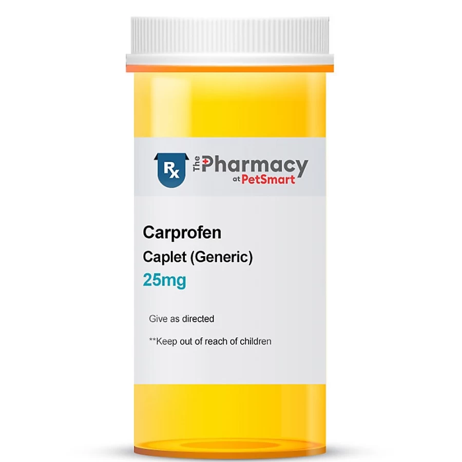 PetSmart Generic Carprofen Caplets for Dogs - 25mg, 75mg, 100mg Pain Relief Medication