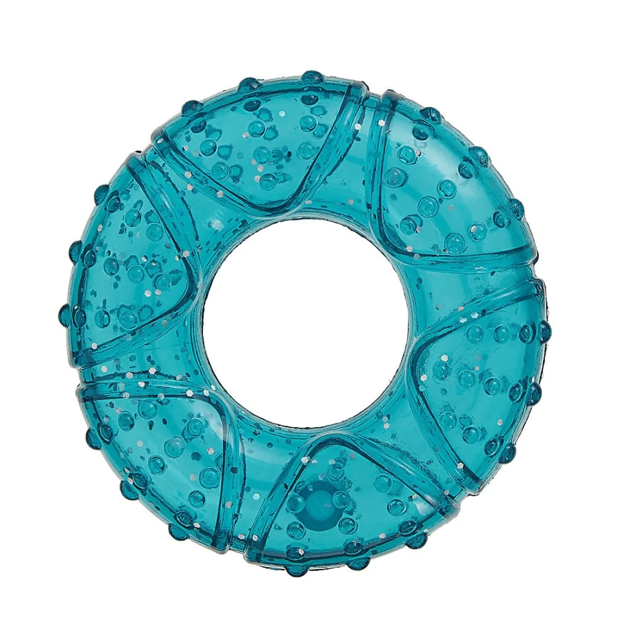 PetSmart Top Paw Ring Dog Toy with Squeaker - Durable Chew Toy for Interactive Play