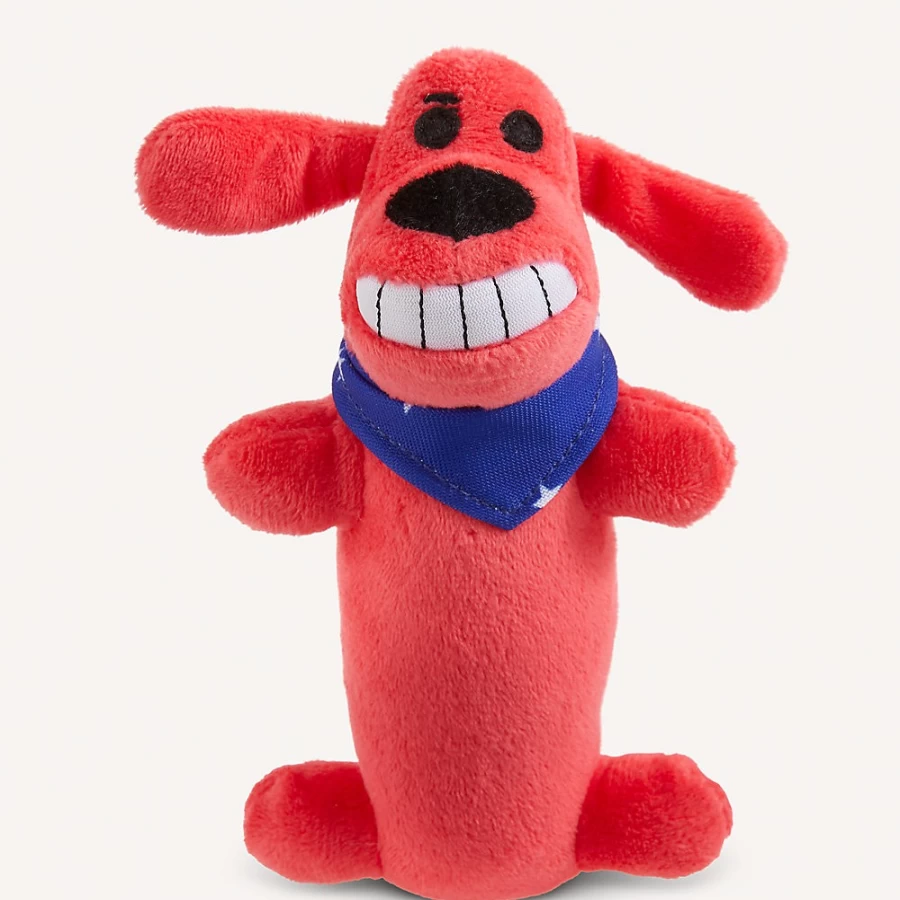PetSmart Multipet Bobo Plush Dog Toy with Bandana - Soft Chew Toy for Pets