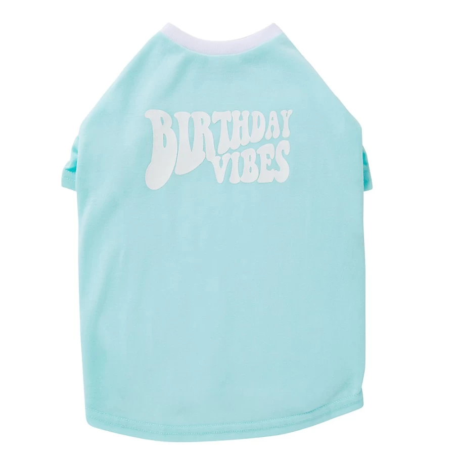 PetSmart Top Paw Birthday Vibes Dog T-Shirt for Celebrations