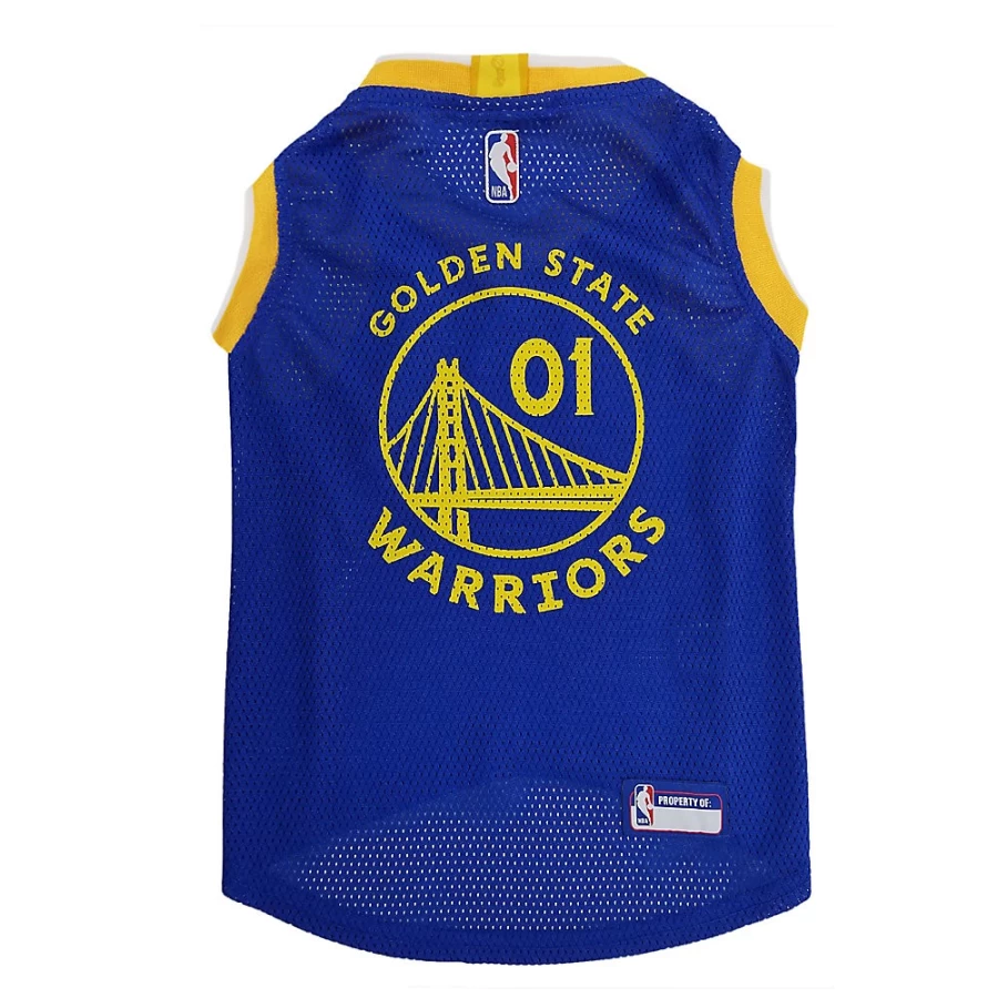 PetSmart Golden State Warriors Pet Mesh Jersey for Dogs & Cats