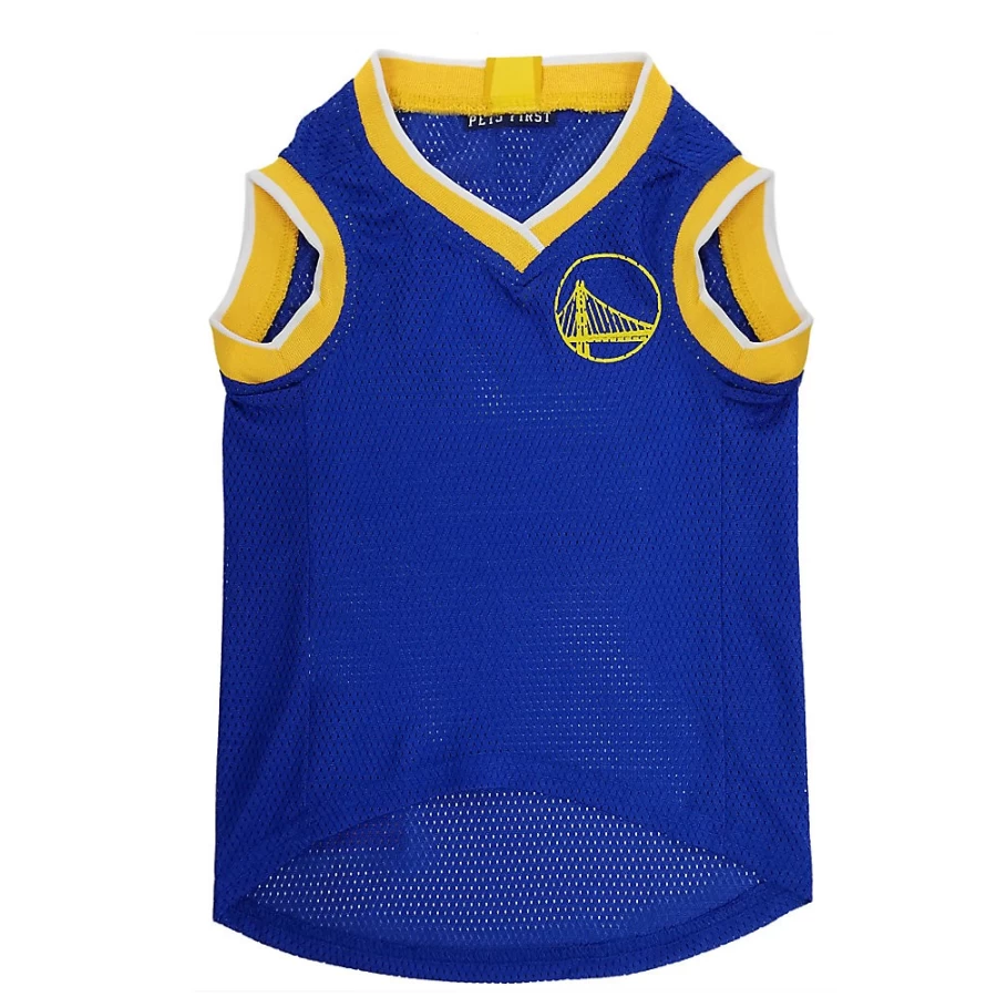 PetSmart Golden State Warriors Pet Mesh Jersey for Dogs & Cats