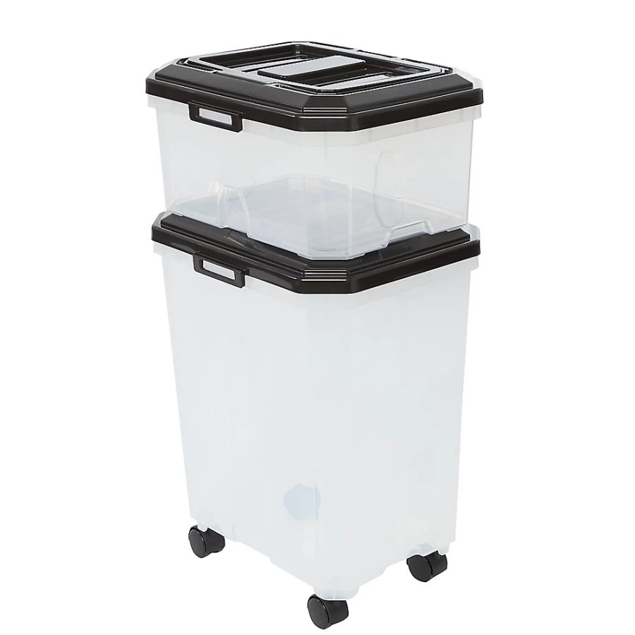 PetSmart Stackable Dog Food Storage Containers with Scoops - 2-Piece Set for Fresh Kibble