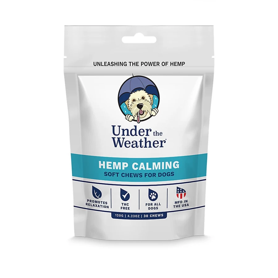 PetSmart Hemp Calming Soft Chews for Dogs – Under the Weather Stress Relief Supplement, 30 Count